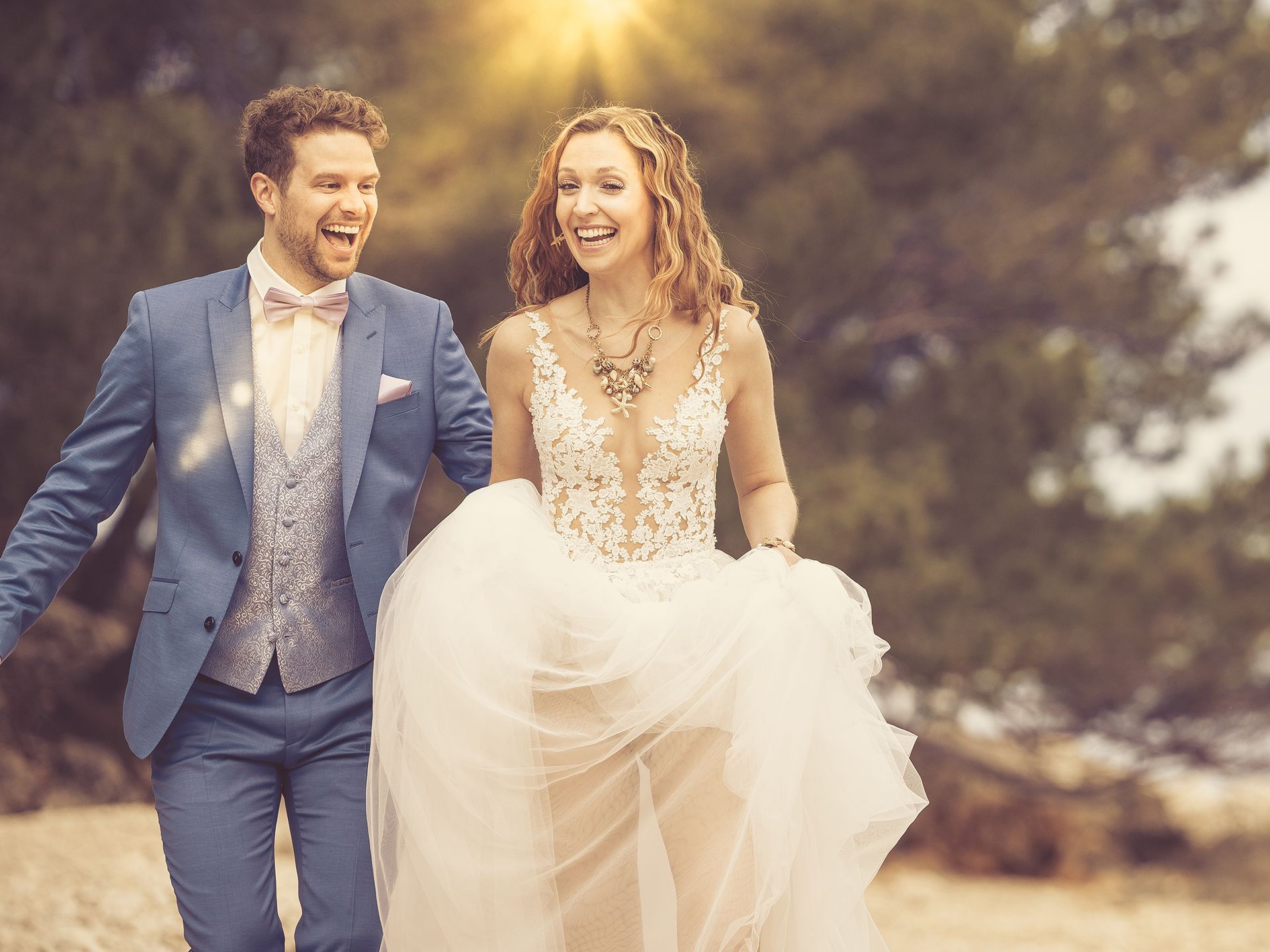 hochzeitshooting am Strand von Piran 